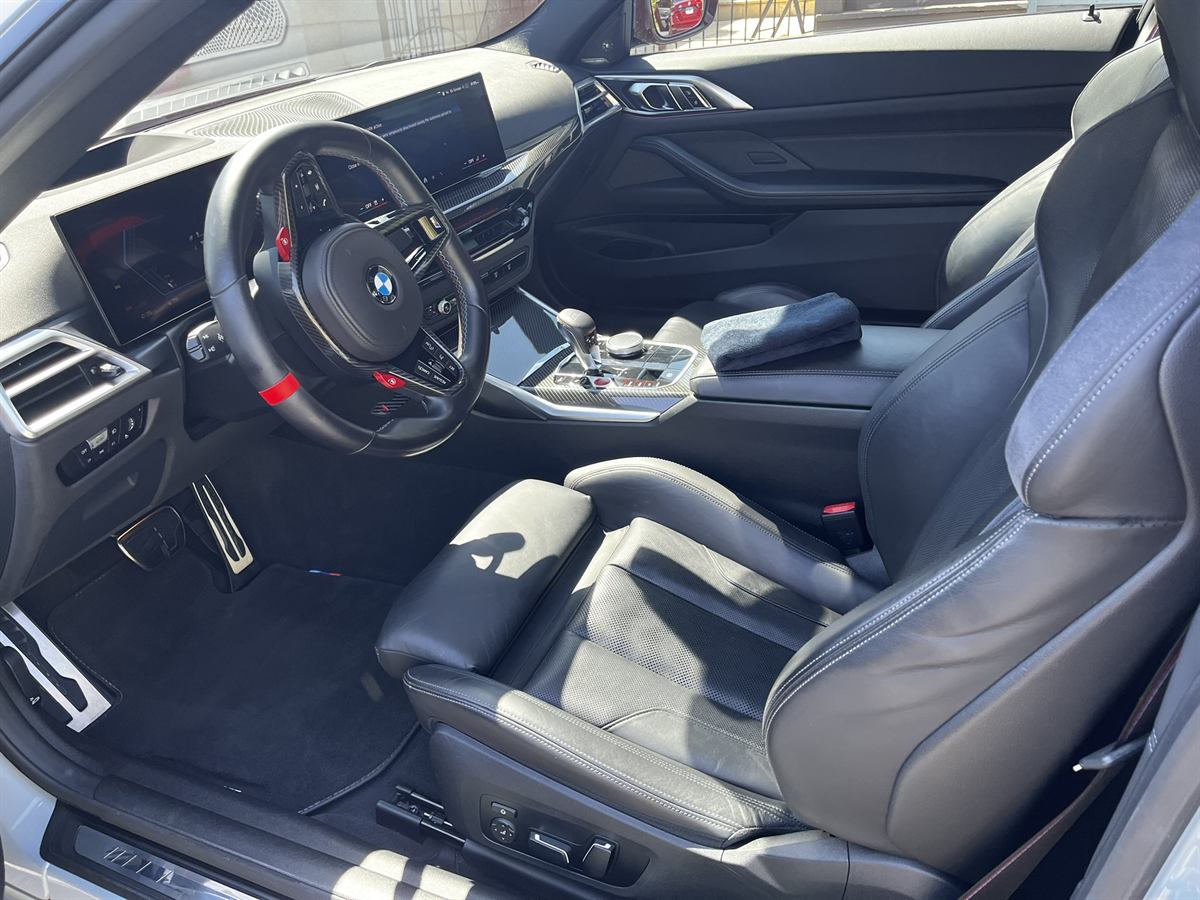 BMW M interior after a full interior detail